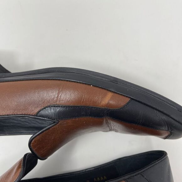 Amalfi by Rangoni Women's Narrow Slip On Loafer Shoes Black Brown Size 8 AAAA - Picture 10 of 10